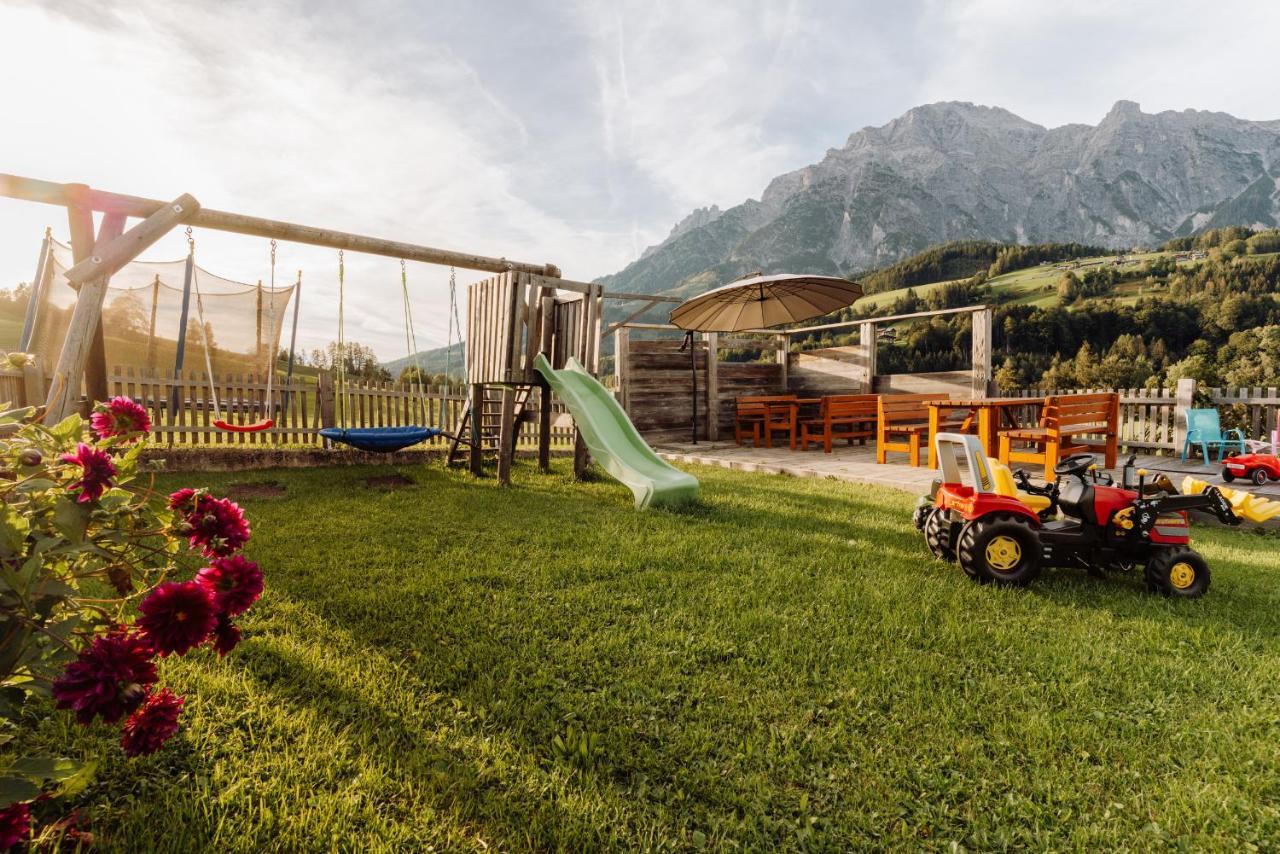 Obergrundhof Apartment Leogang Exterior foto
