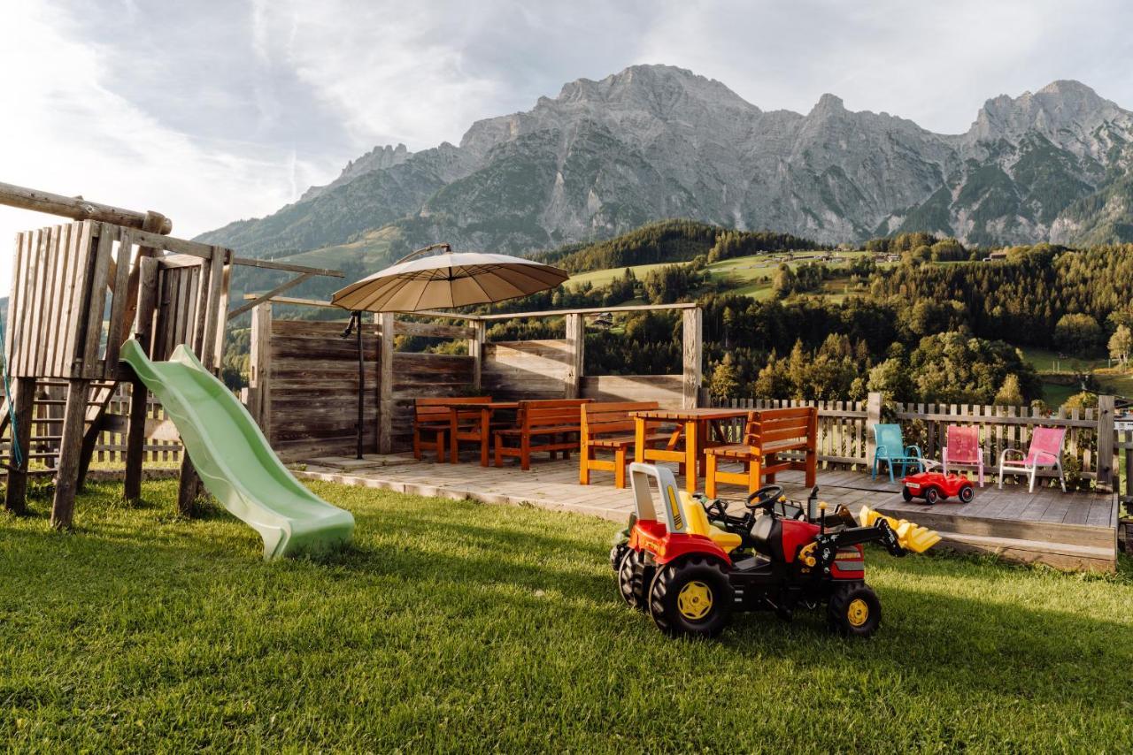 Obergrundhof Apartment Leogang Exterior foto